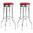 Hagert Upholstered Metal Swivel Bar Stool-16396418