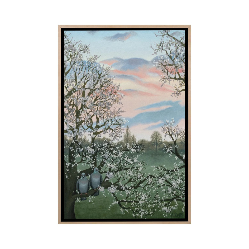 In March by Antoinette Kelly - Gallery-Wrapped Canvas Giclée on Canvas, 101.6 cm H x 66.04 cm W  x  4.445 cm D, Natural Wood