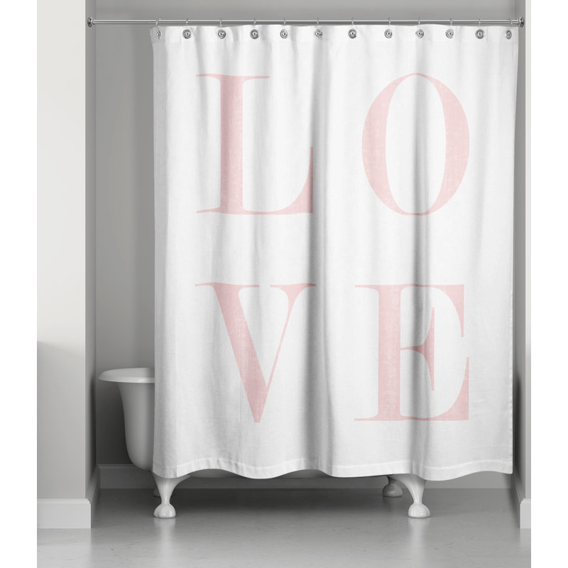 Rideau de douche simple love Ferreira