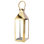 Lanterne de table en acier inoxydable