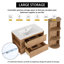 Meuble-lavabo mural 30 po avec lavabo et support de rangement