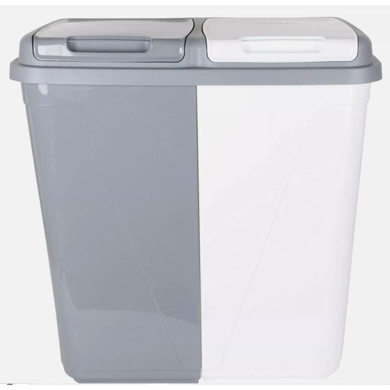 Plastic Laundry Hamper, 47" H x 52" W x 34" D