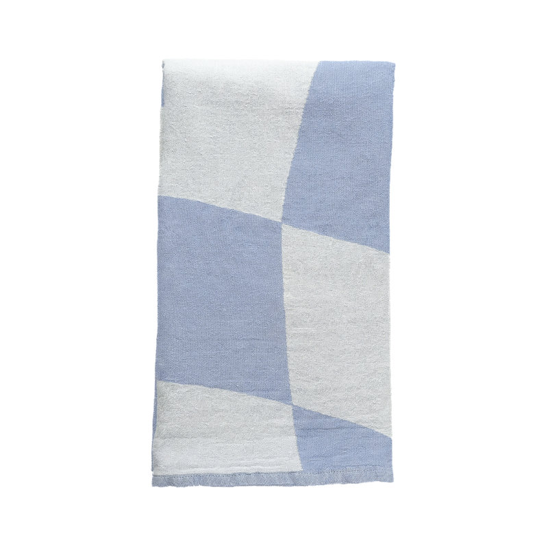 Serviette en coton Blue Desert, Bleu