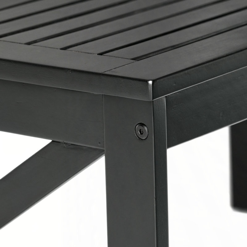 Tables de patio, Noir