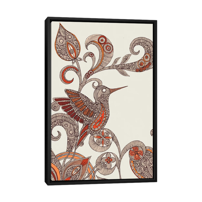«Flying Through Flowers», impression sur toile tendue, H 26 po x l 18 po x P 1,5 po, Toile avec cadre noir