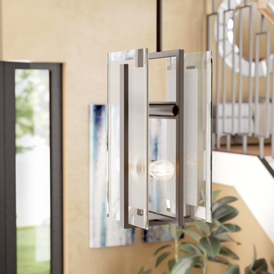 Luminaire suspendu géométrique à 2 lumières Latitude