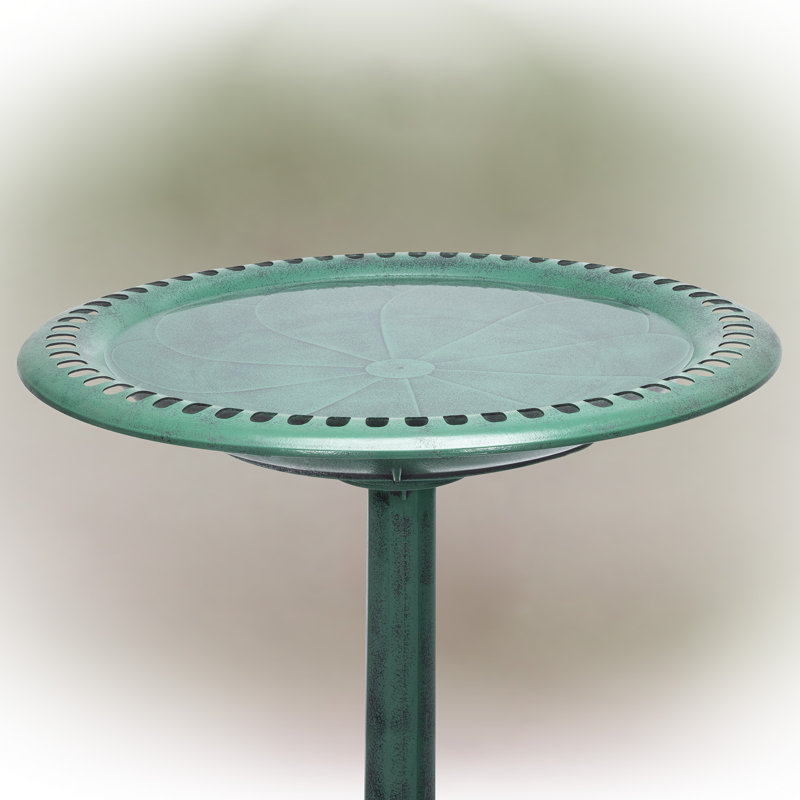 Plastic Pedestal Birdbath