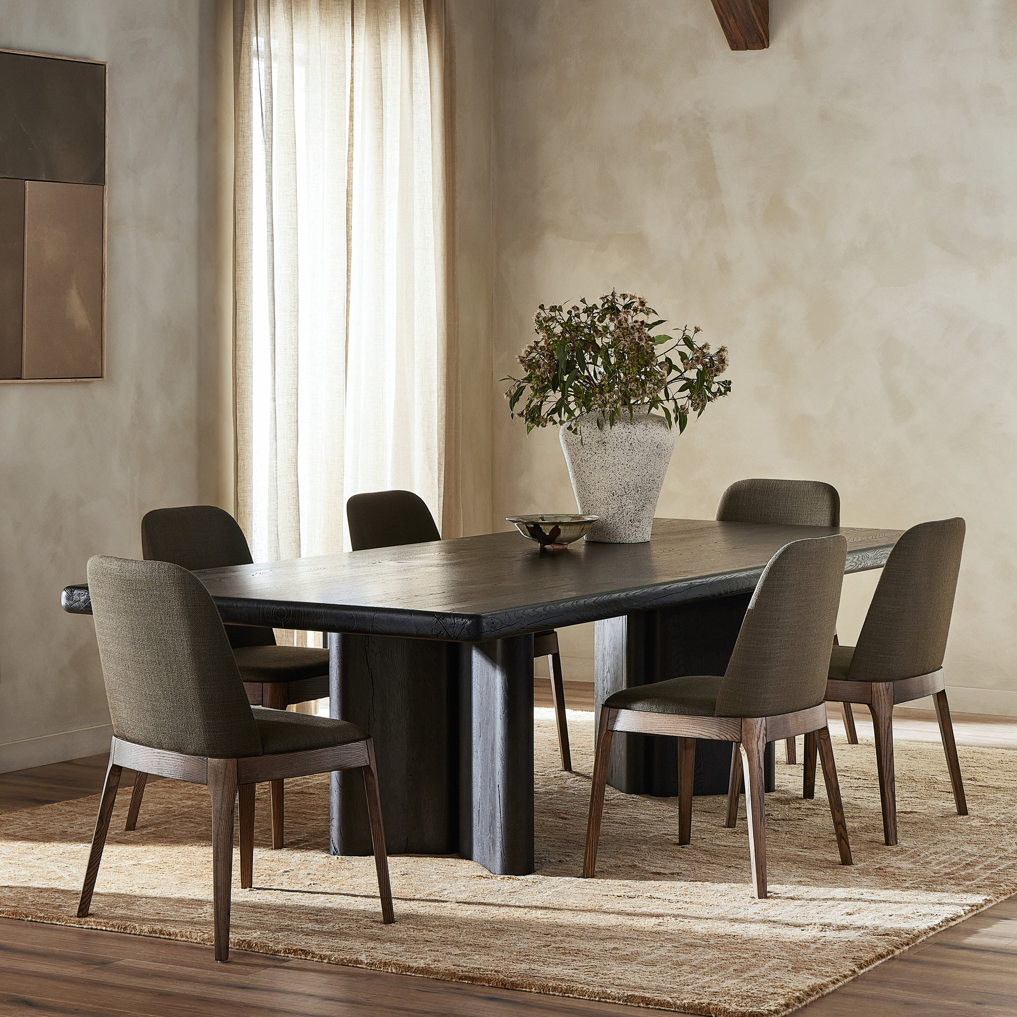 Imari 118'' Dining Table, Dark Espresso