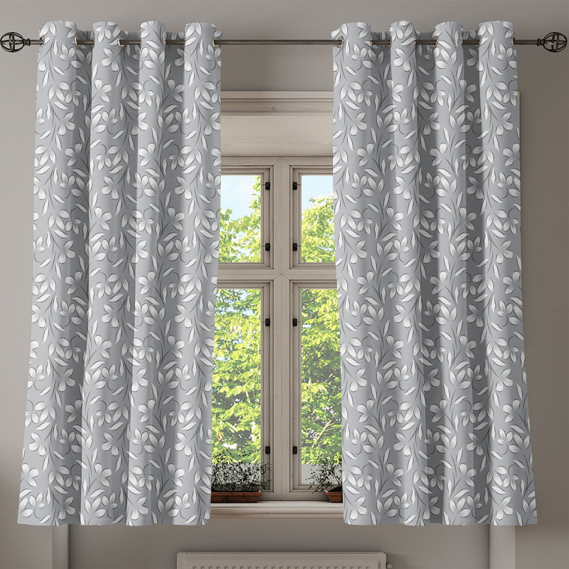 Sateen Semi Sheer Pair, 50" W x 63" L