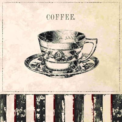 «Coffee 2», impression sur toile tendue