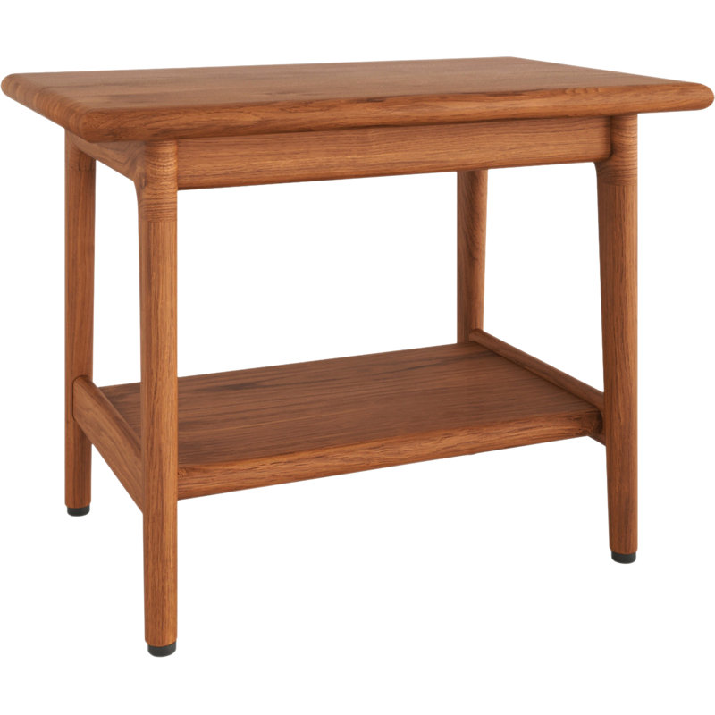 Maluku 24'' W Teak Shower Bench, 18" H x 24" W x 14" D