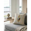 Feather Mirage Embroidered Linen Pillow-1600341596