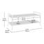 Table basse avec rangement Carmelita