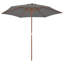 Garden Parasol 270x270 cm Wooden Pole-92467448