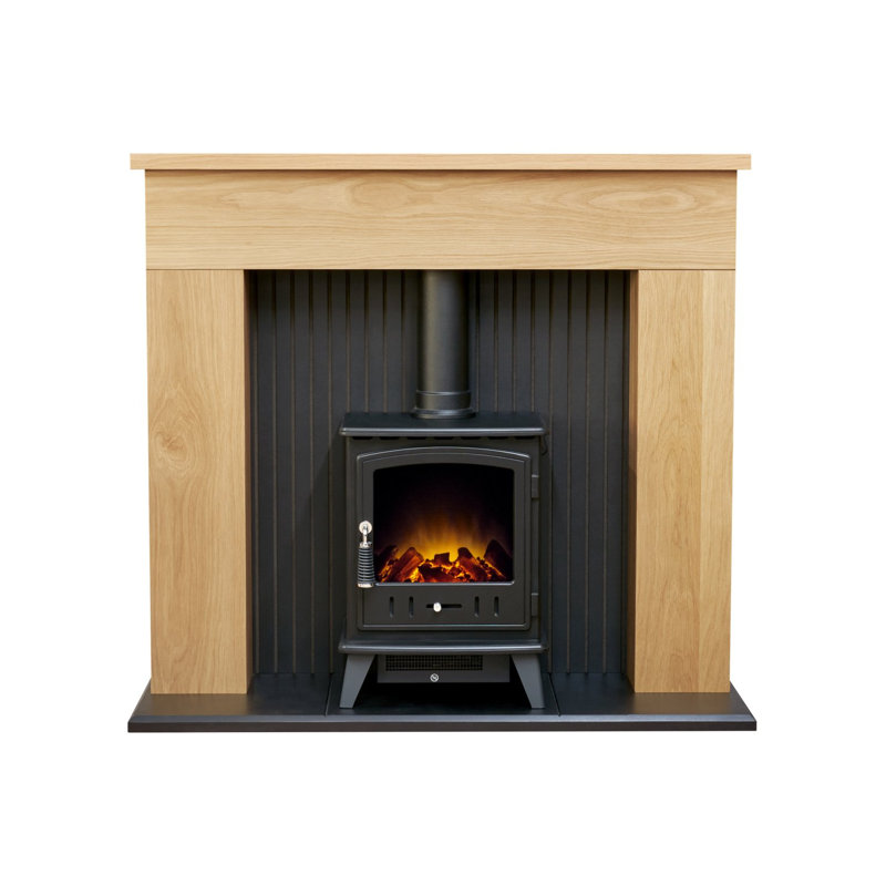 Blenheim Adam 121.5 cm W Electric Fireplace with 6824.28 BTU