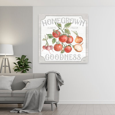 «Farm Fresh IV», paysage abstrait, art mural
