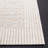 Manya Geometric Handwoven Wool/Polyester Area Rug in White/Beige-422096091
