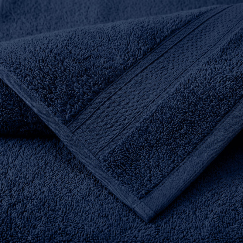 Coton luxueux et hautement absorbant Renata, Marine