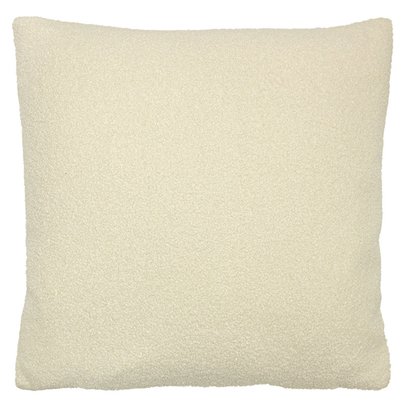 Geometric Black Square Cushion Cover, Black