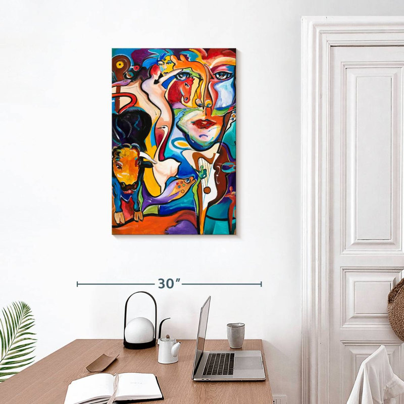Leisha Mirage Abstract, 30" H x 20" W
