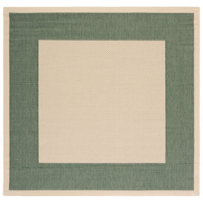 Salita Beige/Dark Green Indoor/Outdoor Area Rug