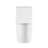 14.97"W CUPC Certified, One Piece Elongated Confort Height Toilet, Super Quite Flushing, Dual Flush, Ceramic, Watersense, Leak Resistant