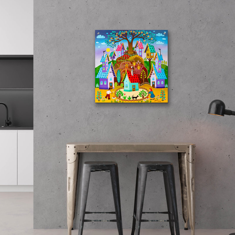 Art mural en verre épique 24 po x 24 po Magic, H 24 po x l 24 po