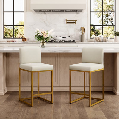 White Stool Bar Sets by Mercer41