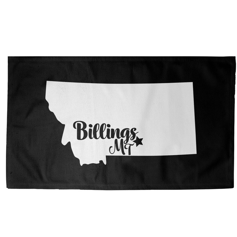 Tapis de zone noire billings montana, Rectangle 2 pi x 3 pi