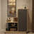 Alcott Modern Hall Tree with Mirror and Storage Cabinet