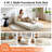 Boneless 22.64" Upholstered Sleeper Sofa Free Combination Sofa Chair Indoor,Plush Chair For Living Room,Green-735974020