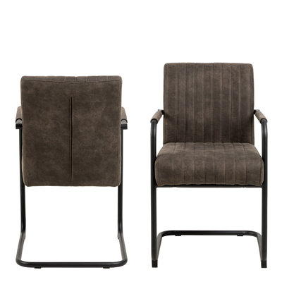Annamarie 52.5cm H Upholstered Cantilever Chair