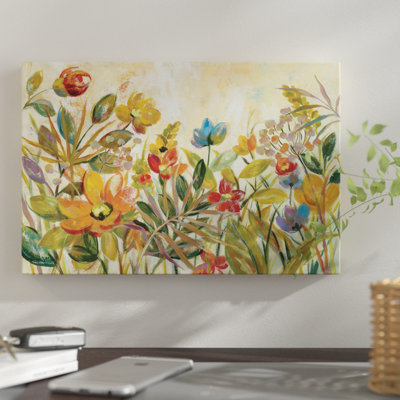 «Rain Forest Floral», reproduction d'impression sur toile tendue