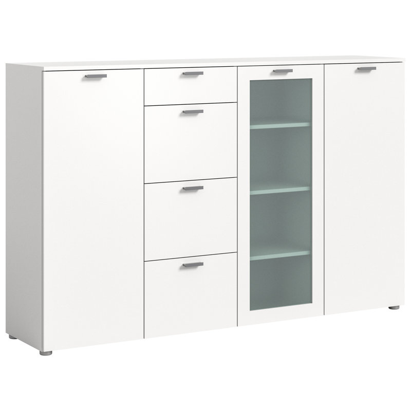 Anapaula Chest Of Drawers With 4 Drawers, White