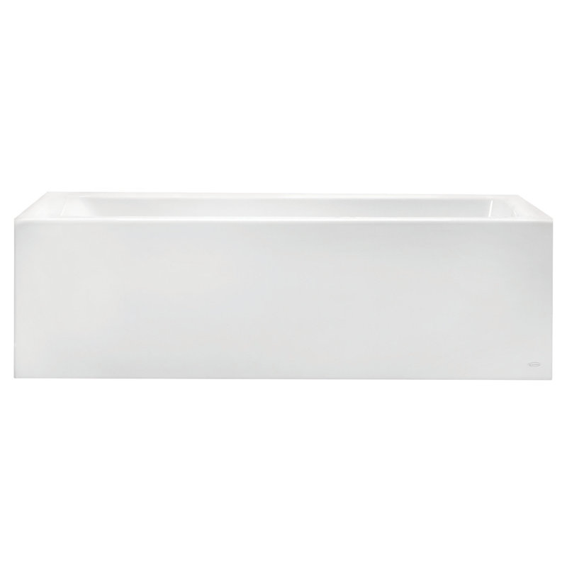 Studio 60'' x 32'' Soaking Acrylic Bathtub, White, Left