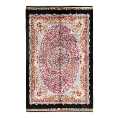 Persian Qum Design Rug 2'7"X 3'9'