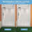 Premium Sliding Shower Door,54"Wx72"H, Adjustable Width 50-54", 1/4" Tempered Glass-111737612