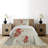 Polyester Floral Coverlet