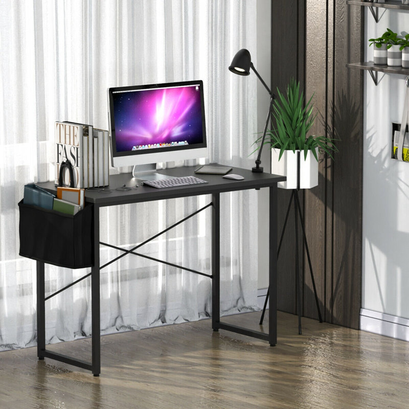 Bureau Modern, Noir / Noir, H 30 po x l 40 po x P 20 po