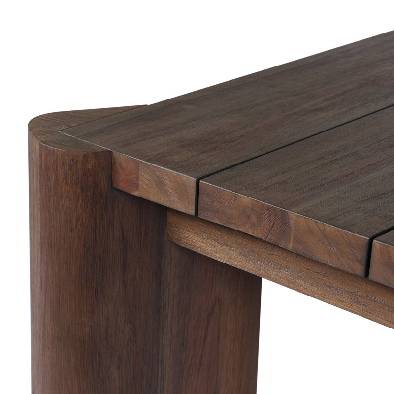 Soho Outdoor Coffee Table-Stained Saddle Brown