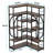 Industrial Style Display Rack, Bookcase, Corner Bookshelf