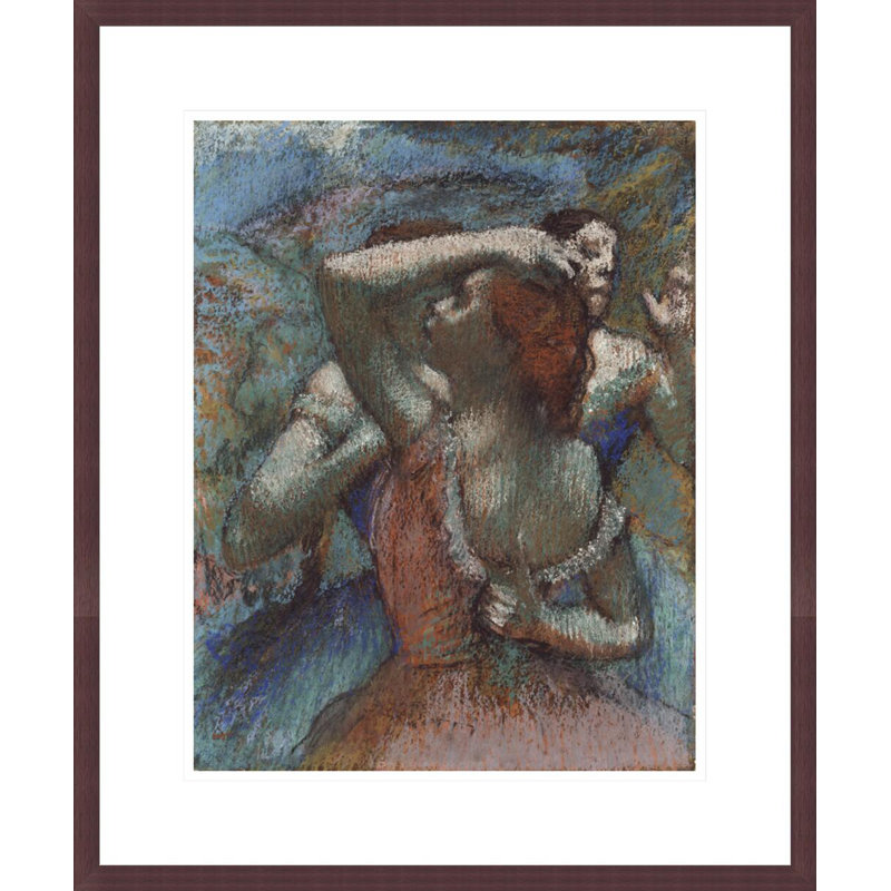 Dancers by Edgar Degas -Framed Giclee Print, 21.3" H x 17.75" W