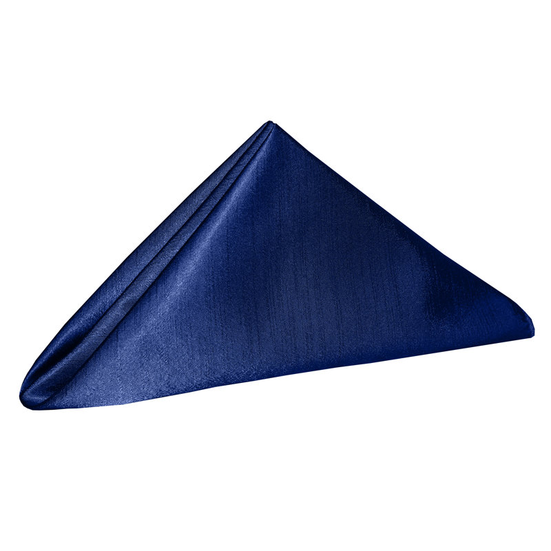 Yulia Silk Square Napkin, Royal, 20" x 20"