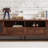 American style retro solid wood TV cabinet