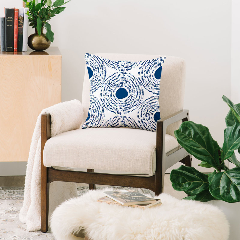 Housse et coussin à recouvrir carré pour l'extérieur Camilla Foss, 16 po x 1 po
