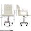 Office Desk Chair With Arms, Adjustable, Swivel, Comfortable Desk Chair, UKFR Certified-136541928