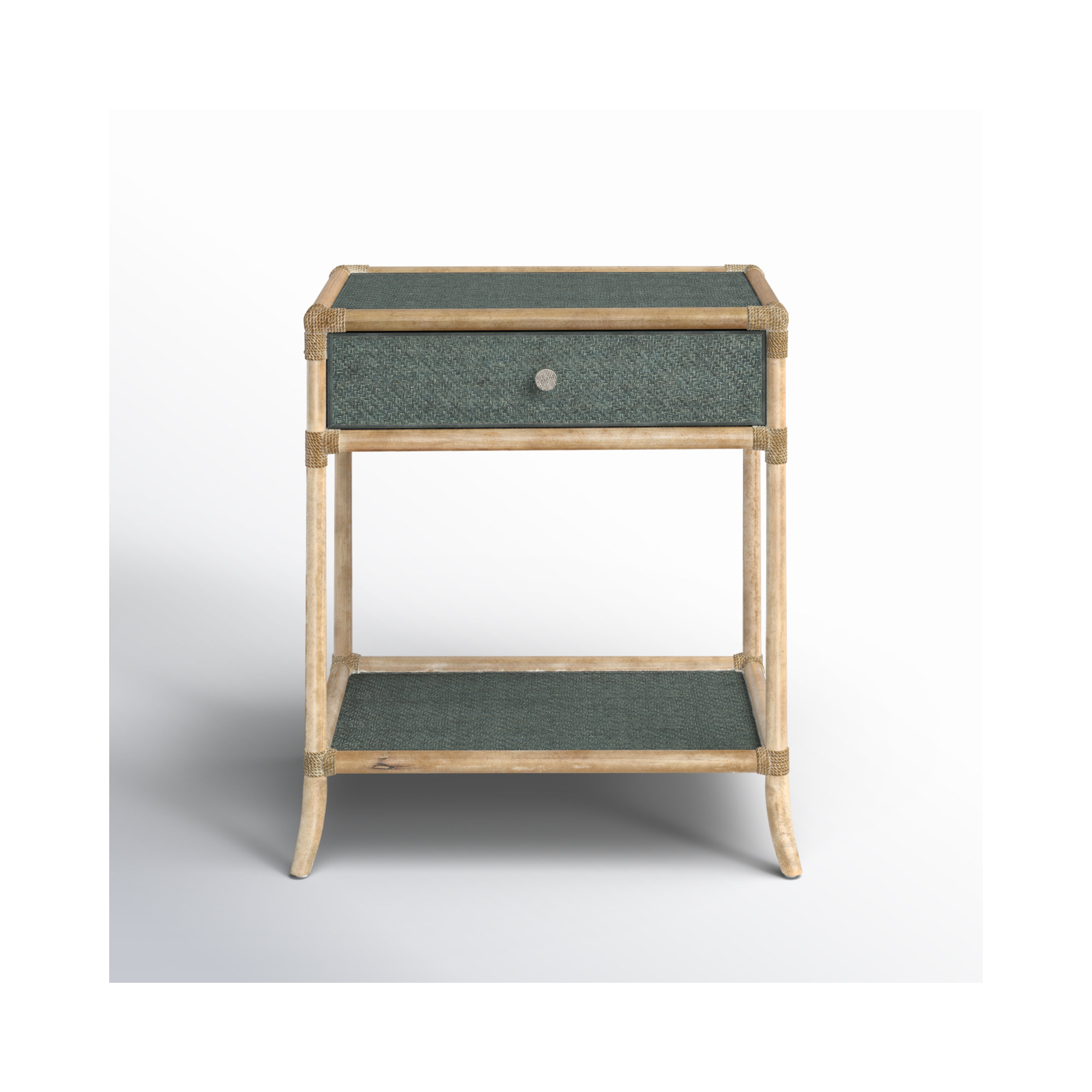 Retreat 1 - Drawer Nightstand, Dune/Blue