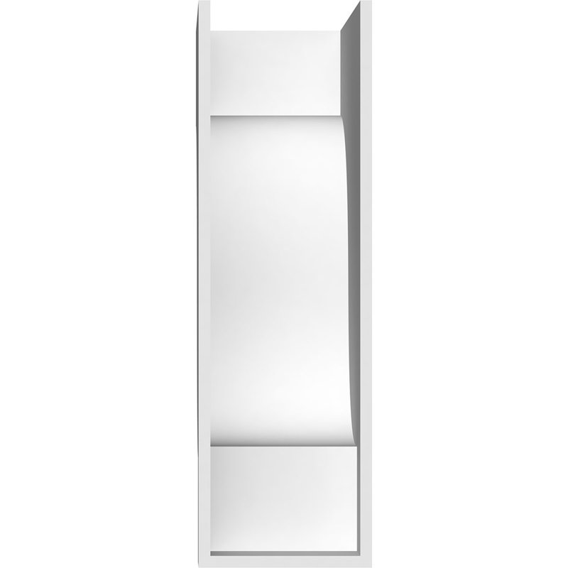 Corbeau standard en PVC de qualité architecturale Newport, H 18 po x l 5 po x P 9 po