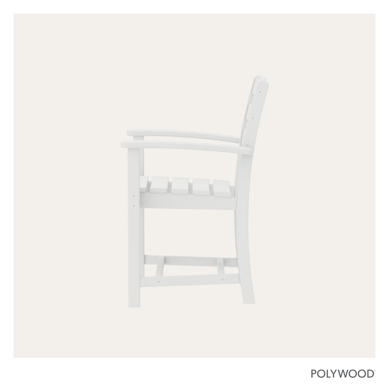 Chaise de salle à manger POLYWOOD La Casa Café, Blanc