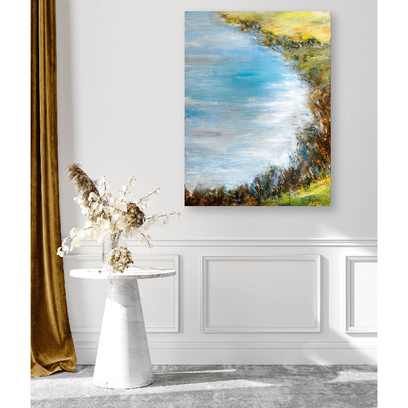 «Retreat», reproduction d'art sur toile, H 48 po x l 36 po x P 1,5 po, Toile tendue
